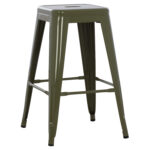 ΣΚΑΜΠΟ ΜΕΣΑΙΟΥ ΥΨΟΥΣ ΜΕΤΑΛΛΙΚΟ FB98573.43 DARK OLIVE GREEN 43x43x67Υεκ.