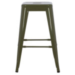 ΣΚΑΜΠΟ ΜΕΣΑΙΟΥ ΥΨΟΥΣ ΜΕΤΑΛΛΙΚΟ FB98573.43 DARK OLIVE GREEN 43x43x67Υεκ. - Image 3
