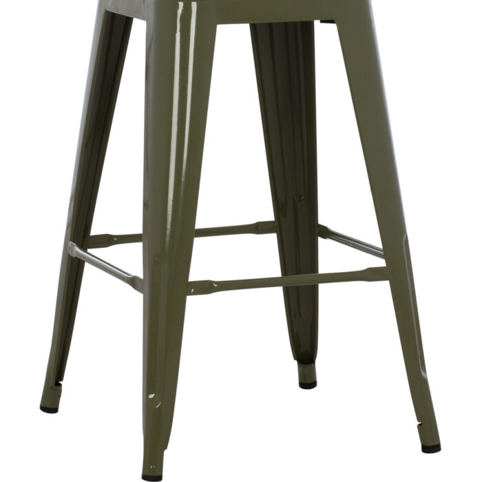 ΣΚΑΜΠΟ ΜΕΣΑΙΟΥ ΥΨΟΥΣ ΜΕΤΑΛΛΙΚΟ FB98573.43 DARK OLIVE GREEN 43x43x67Υεκ. - Image 5