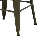 ΣΚΑΜΠΟ ΜΕΣΑΙΟΥ ΥΨΟΥΣ ΜΕΤΑΛΛΙΚΟ FB98573.43 DARK OLIVE GREEN 43x43x67Υεκ. - Image 6