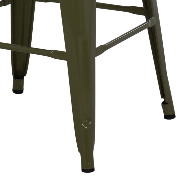 ΣΚΑΜΠΟ ΜΕΣΑΙΟΥ ΥΨΟΥΣ ΜΕΤΑΛΛΙΚΟ FB98573.43 DARK OLIVE GREEN 43x43x67Υεκ. - Image 6