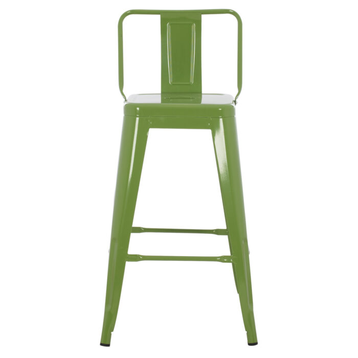 ΣΚΑΜΠΟ ΜΠΑΡ ΜΕΣΑΙΟΥ ΥΨΟΥΣ ΜΕΤΑΛΛΙΚO FB98574.53 LIGHT OLIVE GREEN 43x43x88Υεκ. - Image 3