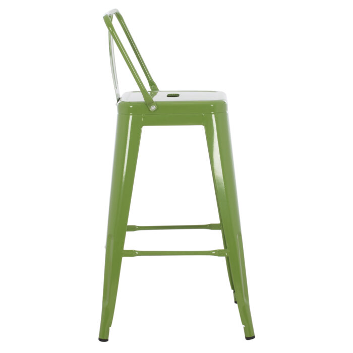 ΣΚΑΜΠΟ ΜΠΑΡ ΜΕΣΑΙΟΥ ΥΨΟΥΣ ΜΕΤΑΛΛΙΚO FB98574.53 LIGHT OLIVE GREEN 43x43x88Υεκ. - Image 4