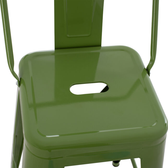 ΣΚΑΜΠΟ ΜΠΑΡ ΜΕΣΑΙΟΥ ΥΨΟΥΣ ΜΕΤΑΛΛΙΚO FB98574.53 LIGHT OLIVE GREEN 43x43x88Υεκ. - Image 8