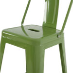ΣΚΑΜΠΟ ΜΠΑΡ ΜΕΣΑΙΟΥ ΥΨΟΥΣ ΜΕΤΑΛΛΙΚO FB98574.53 LIGHT OLIVE GREEN 43x43x88Υεκ. - Image 9