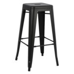 ΣΚΑΜΠΟ ΜΠΑΡ ΜΕΤΑΛΛΙΚΟ FB98642.42 ΣΕ ΜΑΥΡΟ ΜΑΤ 43x43x78Υεκ.