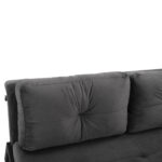 ΚΑΝΑΠΕΣ ΚΡΕΒΑΤΙ ΒΕΛΟΥΔΟ ΓΚΡΙ 2½ ΘΕΣΙΟΣ FB93079.11 151x92x66Υ εκ. - Image 9