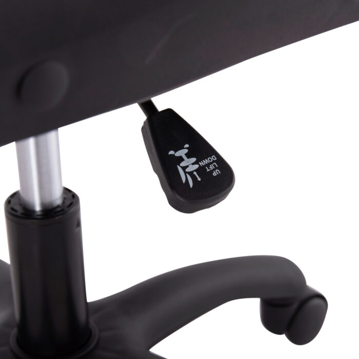 ΚΑΡΕΚΛΑ ΓΡΑΦΕΙΟΥ FB91197.03 ΓΚΡΙ PVC-ΜΑΥΡΟΣ NYLON ΣΚΕΛΕΤΟΣ & ΒΑΣΗ 66.5x60x97Υεκ - Image 9
