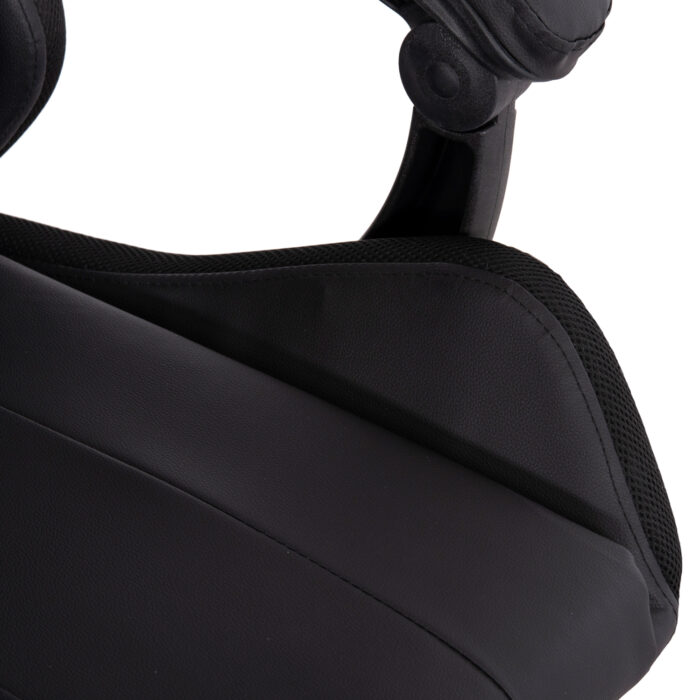 ΠΟΛΥΘΡΟΝΑ GAMING FB91203.01 ΜΑΥΡΟ-ΚΟΚΚΙΝΟ PVC & NYLON 58.5x100x120Υεκ. - Image 9