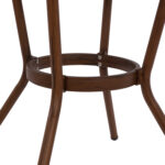 ΤΡΑΠΕΖΙ ΑΛΟΥΜΙΝΙΟΥ Φ70x76 εκ. BAMBOO FB95532.03 ΚΑΦΕ ΜΕ ΓΥΑΛΙ - Image 7