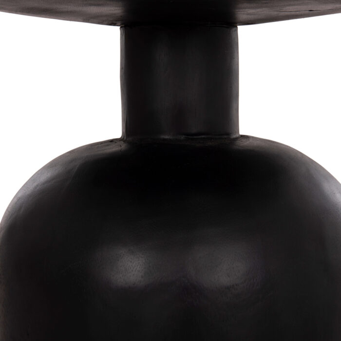 ΒΟΗΘΗΤΙΚΟ ΤΡΑΠΕΖΑΚΙ FB99892.12 ΞΥΛΟ SUAR--ΜΑΥΡΟ Φ40x40Υεκ - Image 5