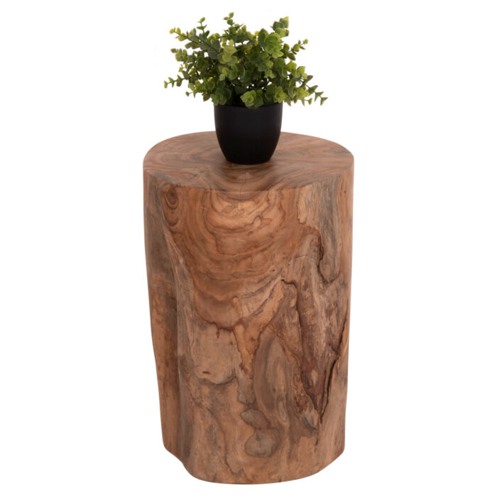 ΒΟΗΘΗΤΙΚΟ ΤΡΑΠΕΖΑΚΙ/ΣΚΑΜΠΟ FB99374.21 ΞΥΛΟ TEAK--ΦΥΣΙΚΟ Φ30x45Υεκ. - Image 3