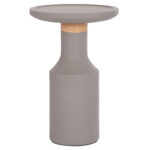 ΒΟΗΘΗΤΙΚΟ ΤΡΑΠΕΖΙ FB918169.03 FIBER CEMENT ΓΚΡΙ-ΦΥΣΙΚΟ RATTAN--Φ40x61Υεκ.