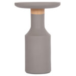 ΒΟΗΘΗΤΙΚΟ ΤΡΑΠΕΖΙ FB918169.03 FIBER CEMENT ΓΚΡΙ-ΦΥΣΙΚΟ RATTAN--Φ40x61Υεκ. - Image 3