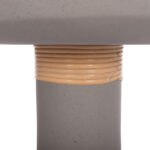 ΒΟΗΘΗΤΙΚΟ ΤΡΑΠΕΖΙ FB918169.03 FIBER CEMENT ΓΚΡΙ-ΦΥΣΙΚΟ RATTAN--Φ40x61Υεκ. - Image 5