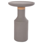ΒΟΗΘΗΤΙΚΟ ΤΡΑΠΕΖΙ FB918169.03 FIBER CEMENT ΓΚΡΙ-ΦΥΣΙΚΟ RATTAN--Φ40x61Υεκ. - Image 8