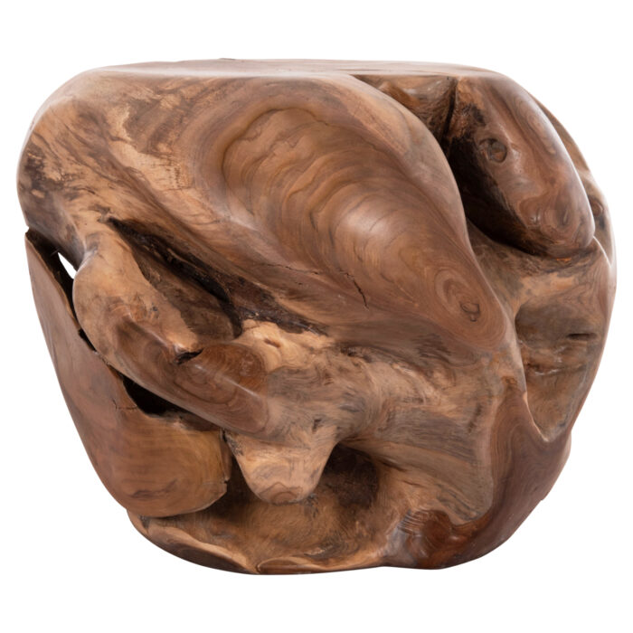 ΒΟΗΘΗΤΙΚΟ ΤΡΑΠΕΖΙ FB918295 ΞΥΛΟ TEAK--ΦΥΣΙΚΟ 50x50x50Υεκ. - Image 4