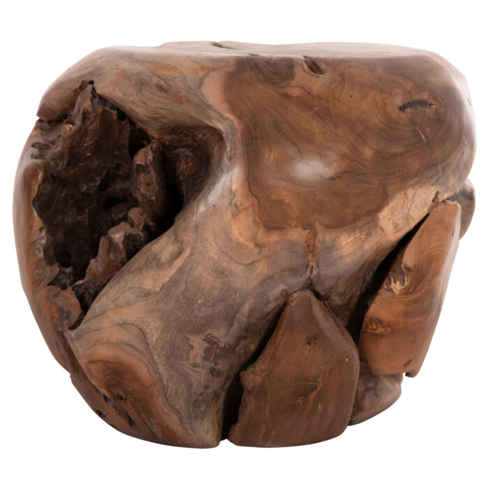 ΒΟΗΘΗΤΙΚΟ ΤΡΑΠΕΖΙ FB918295 ΞΥΛΟ TEAK--ΦΥΣΙΚΟ 50x50x50Υεκ. - Image 5