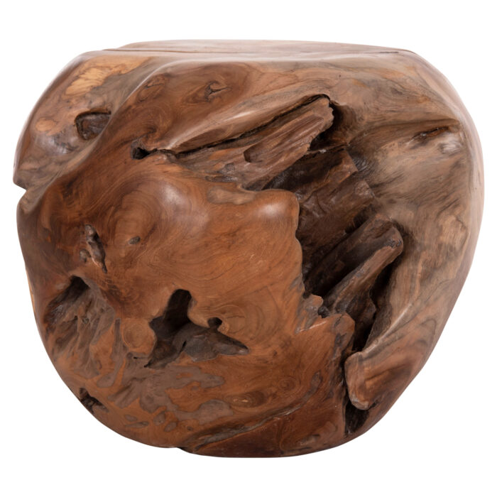ΒΟΗΘΗΤΙΚΟ ΤΡΑΠΕΖΙ FB918295 ΞΥΛΟ TEAK--ΦΥΣΙΚΟ 50x50x50Υεκ. - Image 1