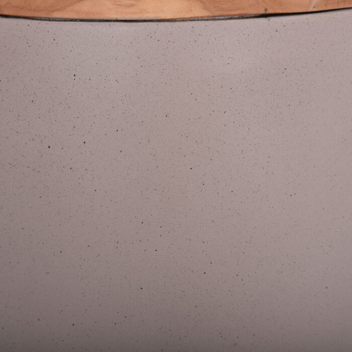 ΔΙΑΚΟΣΜΗΤΙΚΟ ΒΑΖΟ ΔΑΠΕΔΟΥ FB94662.05S FIBER CEMENT ΓΚΡΙ ΜΑΤ--ΞΥΛΟ ΤΕΑΚ Φ34x60Υεκ - Image 6