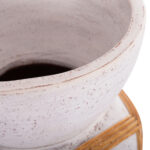 ΔΙΑΚΟΣΜΗΤΙΚΟ ΒΑΖΟ ΔΑΠΕΔΟΥ FB94672.02S FIBER CEMENT ΛΕΥΚΟ--RATTAN Φ27.5x50Υεκ - Image 6