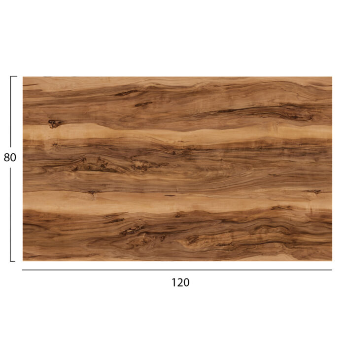 ΕΠΙΦΑΝΕΙΑ ΤΡΑΠΕΖΙΟΥ HPL ΟΡΘΟΓΩΝΙΑ FB95840.30 INDIAN SHEESHAM 120x80εκ. - Image 2