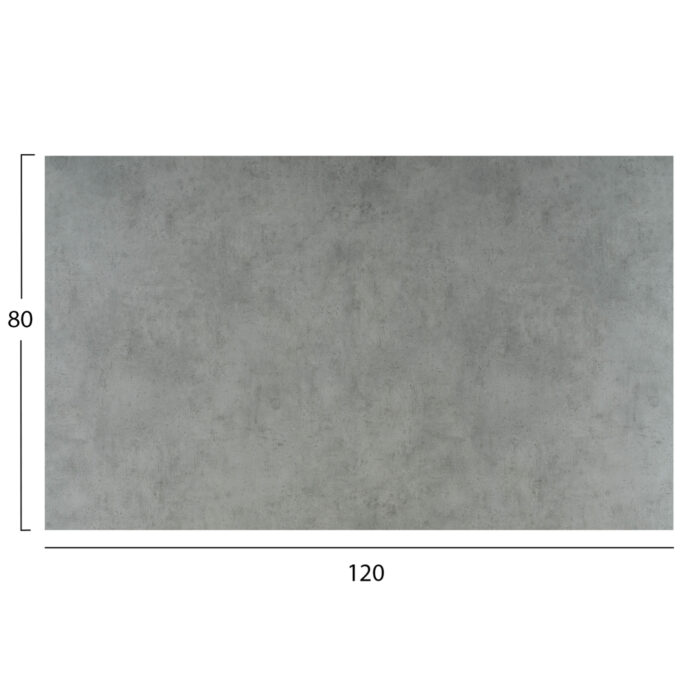 ΕΠΙΦΑΝΕΙΑ ΤΡΑΠΕΖΙΟΥ HPL ΟΡΘΟΓΩΝΙΑ FB95840.32 CEMENT 120x80εκ. - Image 2