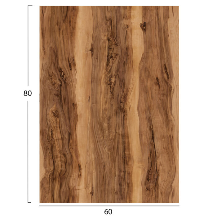 ΕΠΙΦΑΝΕΙΑ ΤΡΑΠΕΖΙΟΥ HPL ΟΡΘΟΓΩΝΙΑ FB96350.30 INDIAN SHEESHAM 60x80εκ. - Image 2