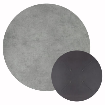 ΕΠΙΦΑΝΕΙΑ ΤΡΑΠΕΖΙΟΥ HPL ΣΤΡΟΓΓΥΛΗ FB95841.32 CEMENT Φ60εκ.
