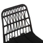 ΚΑΡΕΚΛΑ ΕΞ.ΧΩΡΟY FB95453.12 ΜΕΤΑΛΛΟ-ΜΑΞΙΛΑΡΙ-WICKER ΜΑΥΡΟ 52x52x83,5Yεκ. - Image 7