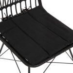 ΚΑΡΕΚΛΑ ΕΞ.ΧΩΡΟY FB95453.12 ΜΕΤΑΛΛΟ-ΜΑΞΙΛΑΡΙ-WICKER ΜΑΥΡΟ 52x52x83,5Yεκ. - Image 8