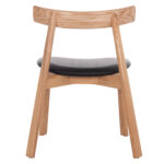KΑΡΕΚΛΑ ΤΡΑΠΕΖΑΡΙΑΣ FB918245.04 RUBBERWOOD-ΜΑΥΡΟ PU 60x54x72Υεκ - Image 6