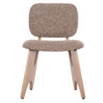 ΚΑΡΕΚΛΑ ΤΡΑΠΕΖΑΡΙΑΣ FB918248.01 ΚΑΦΕ ΥΦΑΣΜΑ-PLYWOOD ΧΡΩΜΑ ΔΡΥΟΣ 53x56x78Υεκ. - Image 3