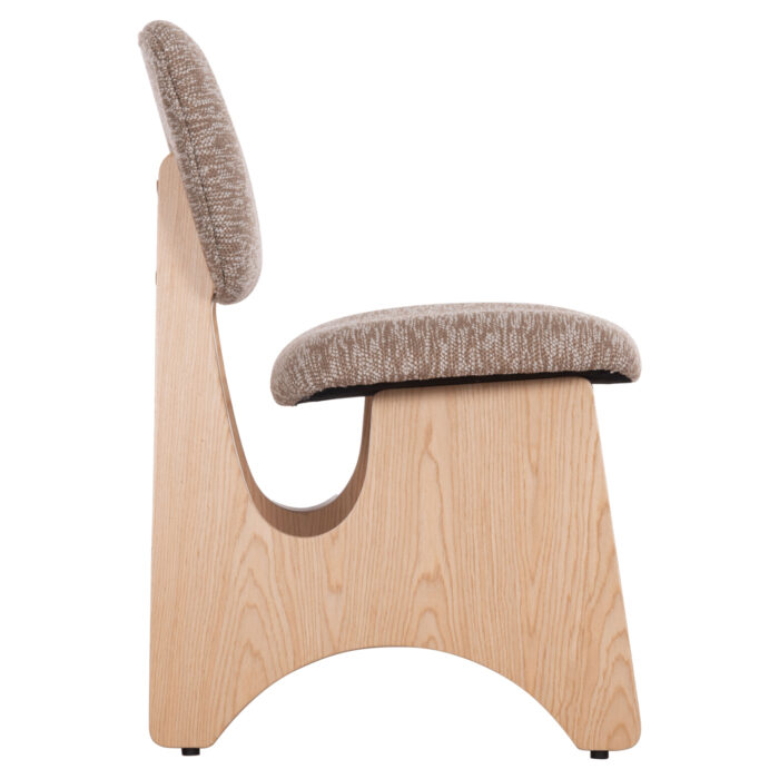 ΚΑΡΕΚΛΑ ΤΡΑΠΕΖΑΡΙΑΣ FB918248.01 ΚΑΦΕ ΥΦΑΣΜΑ-PLYWOOD ΧΡΩΜΑ ΔΡΥΟΣ 53x56x78Υεκ. - Image 4