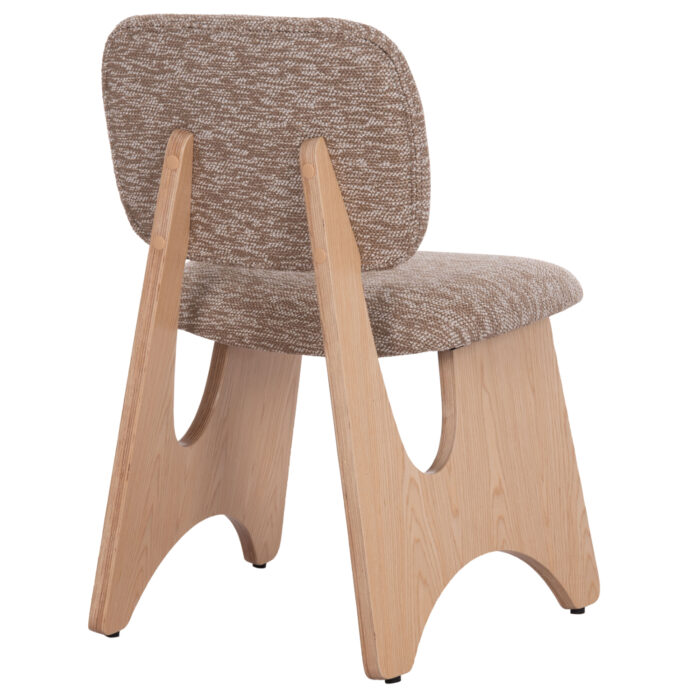 ΚΑΡΕΚΛΑ ΤΡΑΠΕΖΑΡΙΑΣ FB918248.01 ΚΑΦΕ ΥΦΑΣΜΑ-PLYWOOD ΧΡΩΜΑ ΔΡΥΟΣ 53x56x78Υεκ. - Image 5