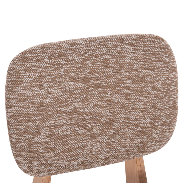 ΚΑΡΕΚΛΑ ΤΡΑΠΕΖΑΡΙΑΣ FB918248.01 ΚΑΦΕ ΥΦΑΣΜΑ-PLYWOOD ΧΡΩΜΑ ΔΡΥΟΣ 53x56x78Υεκ. - Image 7