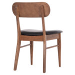 KΑΡΕΚΛΑ ΤΡΑΠΕΖΑΡΙΑΣ FB99945.03 ΚΑΡΥΔΙ RUBBERWOOD-ΜΑΥΡΟ PU 51x48x79Υεκ - Image 5