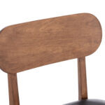 KΑΡΕΚΛΑ ΤΡΑΠΕΖΑΡΙΑΣ FB99945.03 ΚΑΡΥΔΙ RUBBERWOOD-ΜΑΥΡΟ PU 51x48x79Υεκ - Image 7