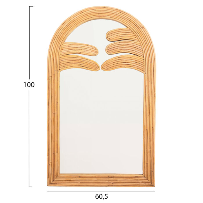 ΚΑΘΡΕΠΤΗΣ ΤΟΙΧΟΥ FB94367 ΦΥΣΙΚΟ RATTAN 60x4,5x100Υεκ. - Image 2