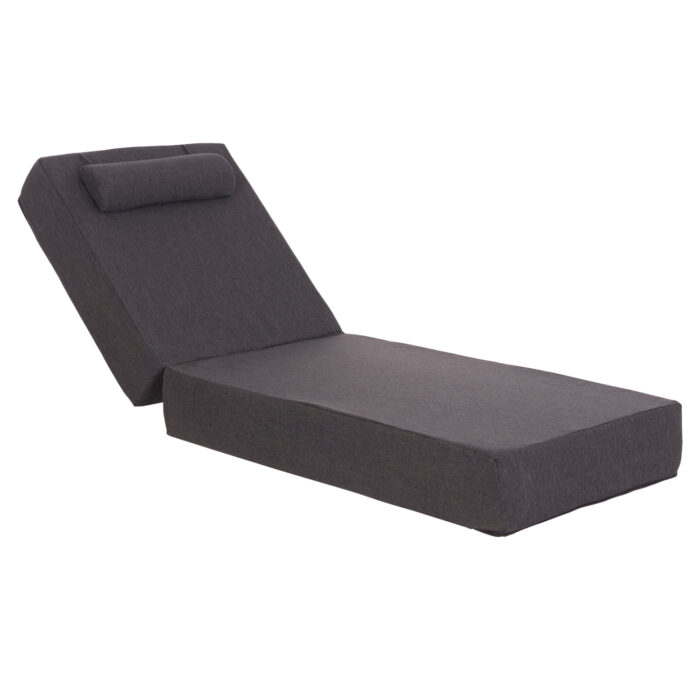 ΜΑΞΙΛΑΡΙ ΞΑΠΛΩΣΤΡΑΣ FB921094.03 OLEFIN ΣΚΟΥΡΟ ΓΚΡΙ ΜΕ FOAM 198x70x20Υεκ - Image 1