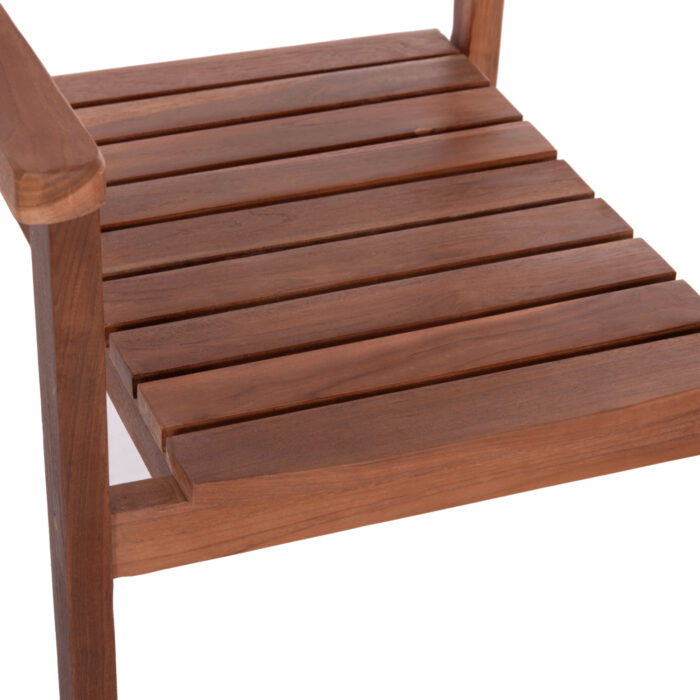 ΠΟΛΥΘΡΟΝΑ FB96358 ΞΥΛΟ TEAK ΣΕ ΦΥΣΙΚΟ--58x58,5x88Υεκ. - Image 8