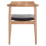 ΠΟΛΥΘΡΟΝΑ FB99946.01 RUBBERWOOD ΣΕ LIGHT OAK & PU ΣΕ ΜΑΥΡΟ 57x53x72Υεκ - Image 6