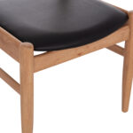 ΠΟΛΥΘΡΟΝΑ FB99946.01 RUBBERWOOD ΣΕ LIGHT OAK & PU ΣΕ ΜΑΥΡΟ 57x53x72Υεκ - Image 8