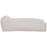 ΠΟΥΦ ΞΑΠΛΩΣΤΡΑ WADELIN FB95774.11 ΜΕ TEXTILINE ΛΕΥΚΟ 190x80x40-60Υ εκ. - Image 3
