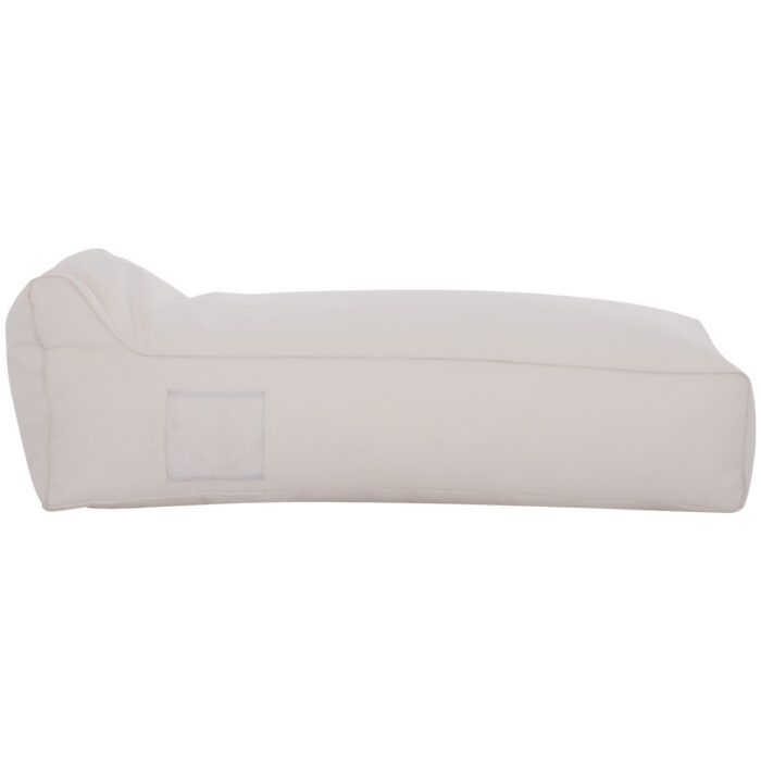 ΠΟΥΦ ΞΑΠΛΩΣΤΡΑ WADELIN FB95774.11 ΜΕ TEXTILINE ΛΕΥΚΟ 190x80x40-60Υ εκ. - Image 3