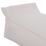 ΠΟΥΦ ΞΑΠΛΩΣΤΡΑ WADELIN FB95774.11 ΜΕ TEXTILINE ΛΕΥΚΟ 190x80x40-60Υ εκ. - Image 5
