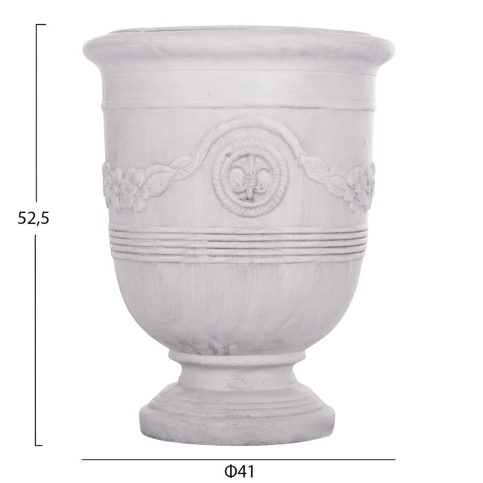 ΣΕΤ 3ΤΜΧ ΓΛΑΣΤΡΕΣ ΜΕ ΑΝΑΓΛΥΦΟ FB94729 FIBERCLAY-ΣΕ ΥΠΟΛΕΥΚΟ Φ58x72.5Υεκ - Image 3