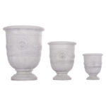 ΣΕΤ 3ΤΜΧ ΓΛΑΣΤΡΕΣ ΜΕ ΑΝΑΓΛΥΦΟ FB94729 FIBERCLAY-ΣΕ ΥΠΟΛΕΥΚΟ Φ58x72.5Υεκ - Image 6