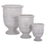 ΣΕΤ 3ΤΜΧ ΓΛΑΣΤΡΕΣ ΜΕ ΑΝΑΓΛΥΦΟ FB94729 FIBERCLAY-ΣΕ ΥΠΟΛΕΥΚΟ Φ58x72.5Υεκ - Image 7