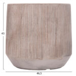 ΣΕΤ 3ΤΜΧ ΓΛΑΣΤΡΕΣ ΣΤΡΟΓΓΥΛΕΣ FB94724 FIBERCLAY-ΧΡΩΜΑ CEMENT Φ55x55Υεκ - Image 4